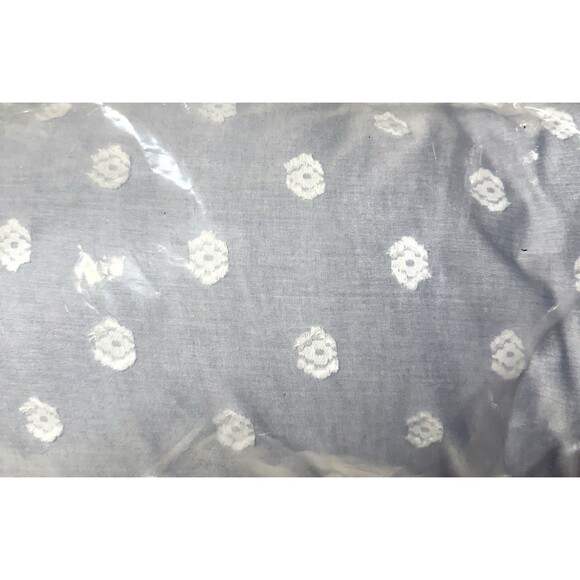 36"x14" Clip Dobby Lumbar Throw Pillow Washed Blue - Hearth & Hand Magnolia NEW - Picture 5 of 5